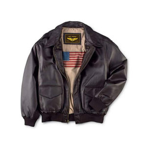 Flight Brown A-2 Bomber Aviator Leather Jacket