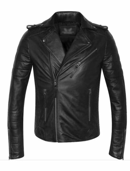 Harley Black Double Rider Biker Leather Jacket
