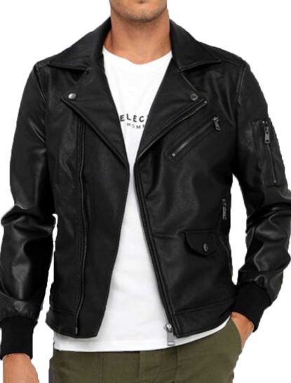 Jane Black Double Rider Biker Leather Jacket