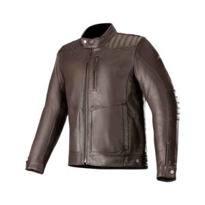 Paul Brown Moto Cafe Racer Biker Leather Jacket