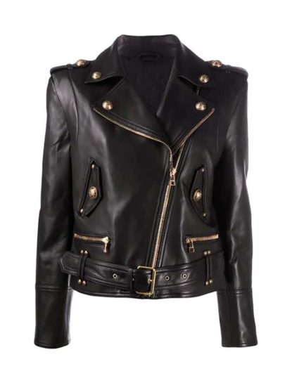 Premium Black Double Rider Black Leather Jacket