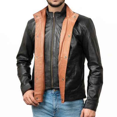 James Black Leather Jacket
