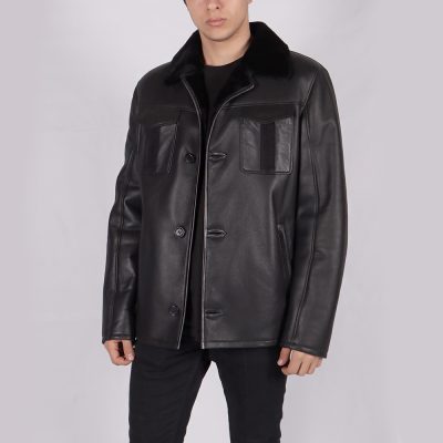 Maxwell Black Leather Jacket