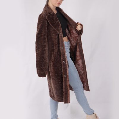 Natalie Classic Brown Fur Coat