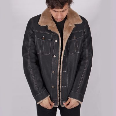 Richard Black Leather Jacket