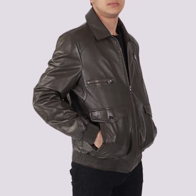 Sebastian Brown Leather Jacket